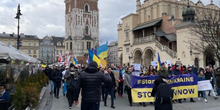 Війна в Україні: Краків солідарний і підтримуватиме біженців