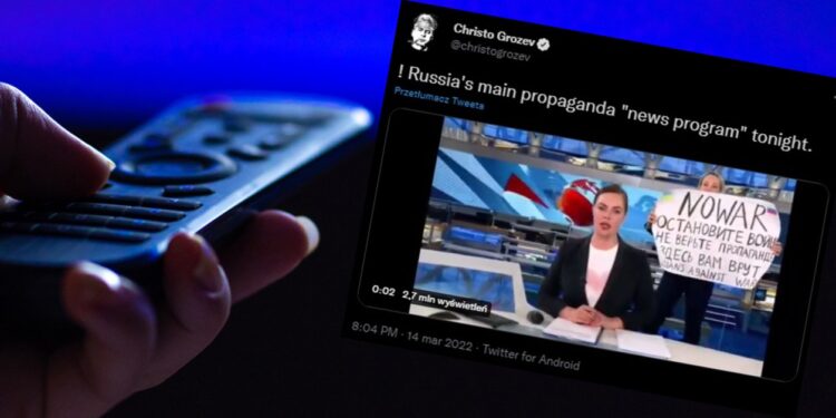 «Вони вам тут брешуть!» Протест російської журналістки в прямому ефірі