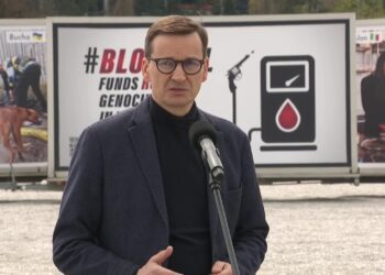 #StopRussiaNow. Прем’єр-міністр Моравецький анонсував рекламну кампанію, яка невдовзі з’явиться в європейських містах [UA/PL]